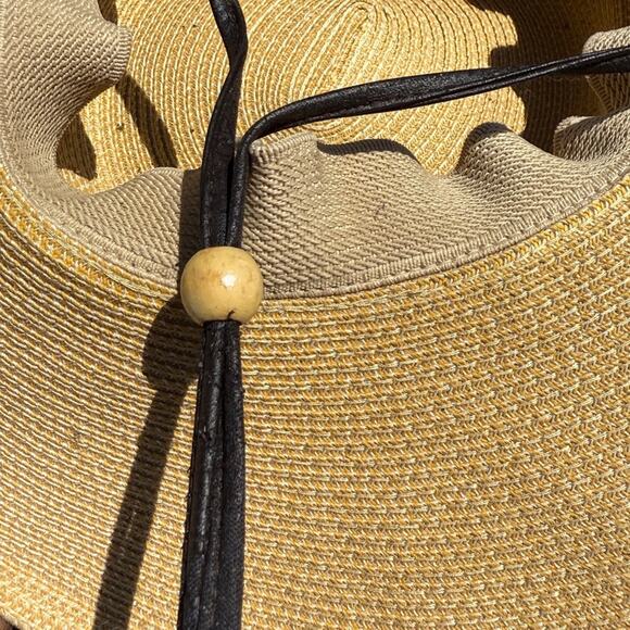 Sloggers Tan Sun Hat with Black Lanyard - Picture 5 of 6